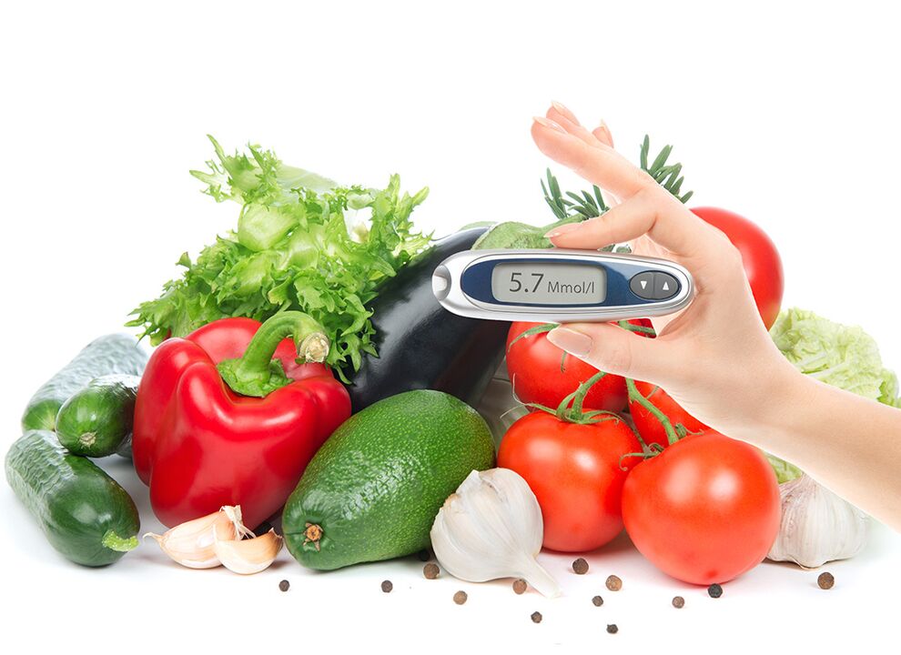 diabetes mellitus y verduras